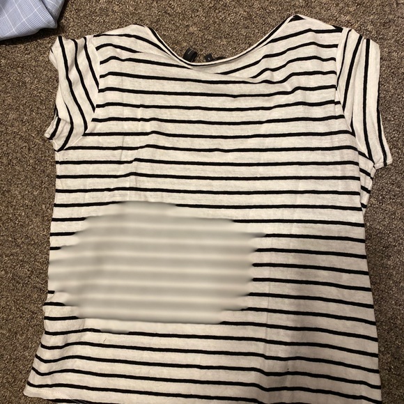 Theory Navigate Striped Tee | Size M - Picture 7 of 7